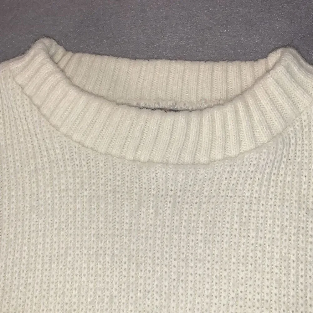 Vintage Kingsport Men’s Acrylic Sweater Size XL Cream‎ Blue